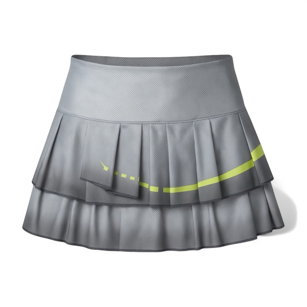 Lucky In Love Scalloped Pleated Skirt Size M